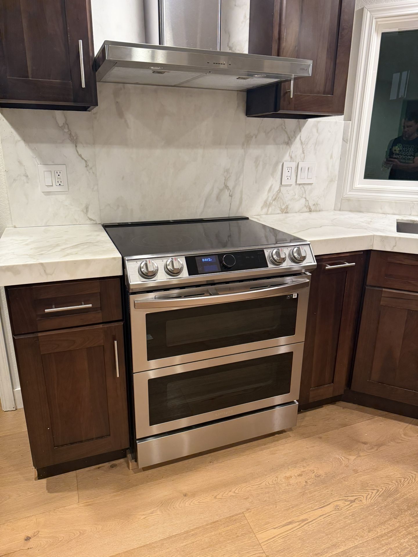 Samsung Slide-In Electric Range (Stainless Steel)