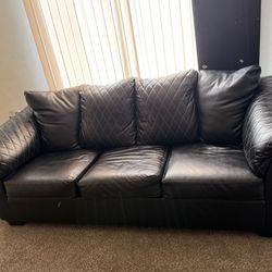 Luxury Black Couch Set