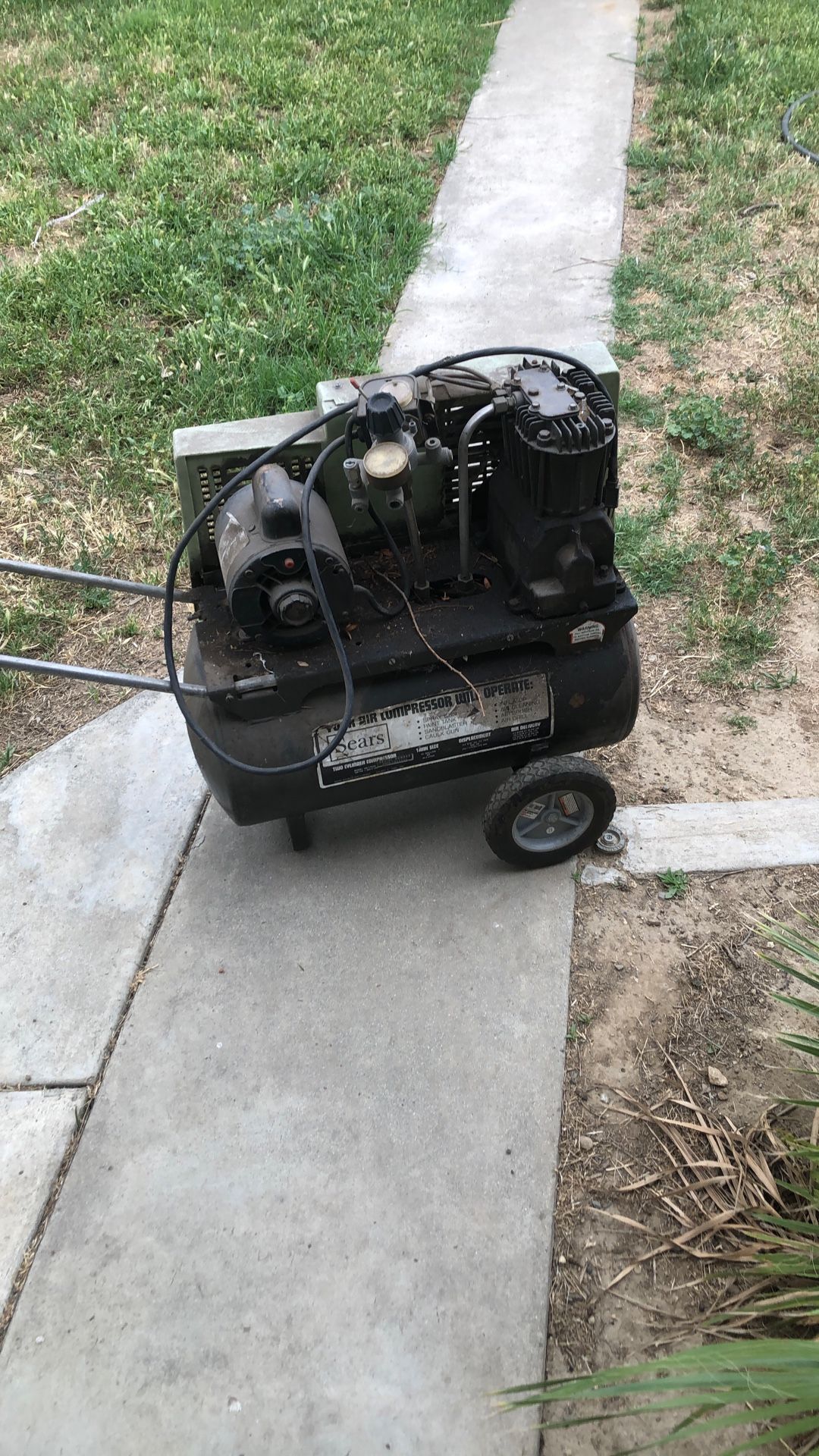 12 gallon, sears air compressor