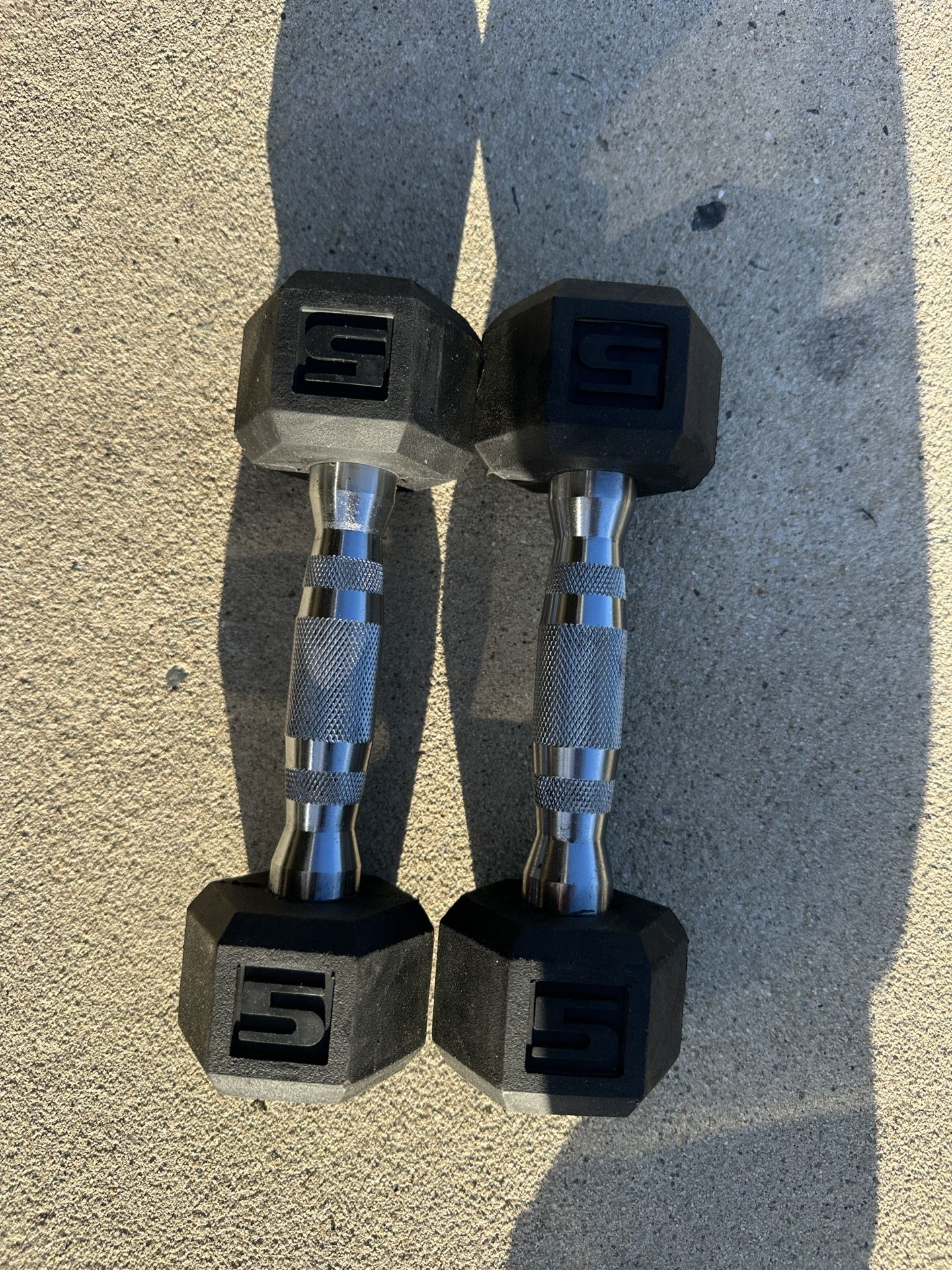 Set Of 5Lb Dumbbells