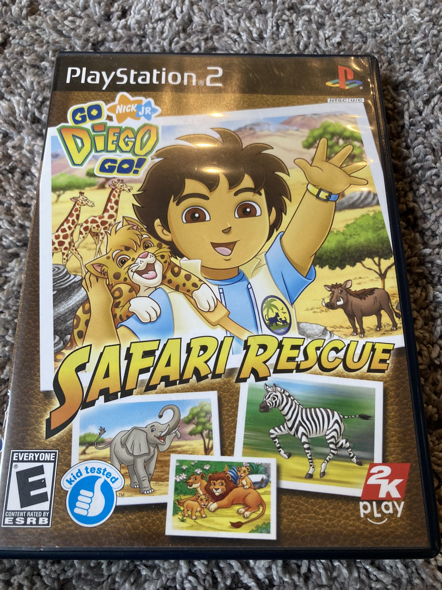 PS2 Go, Diego, Go Safari Rescue (Sony PlayStation 2-CIB—