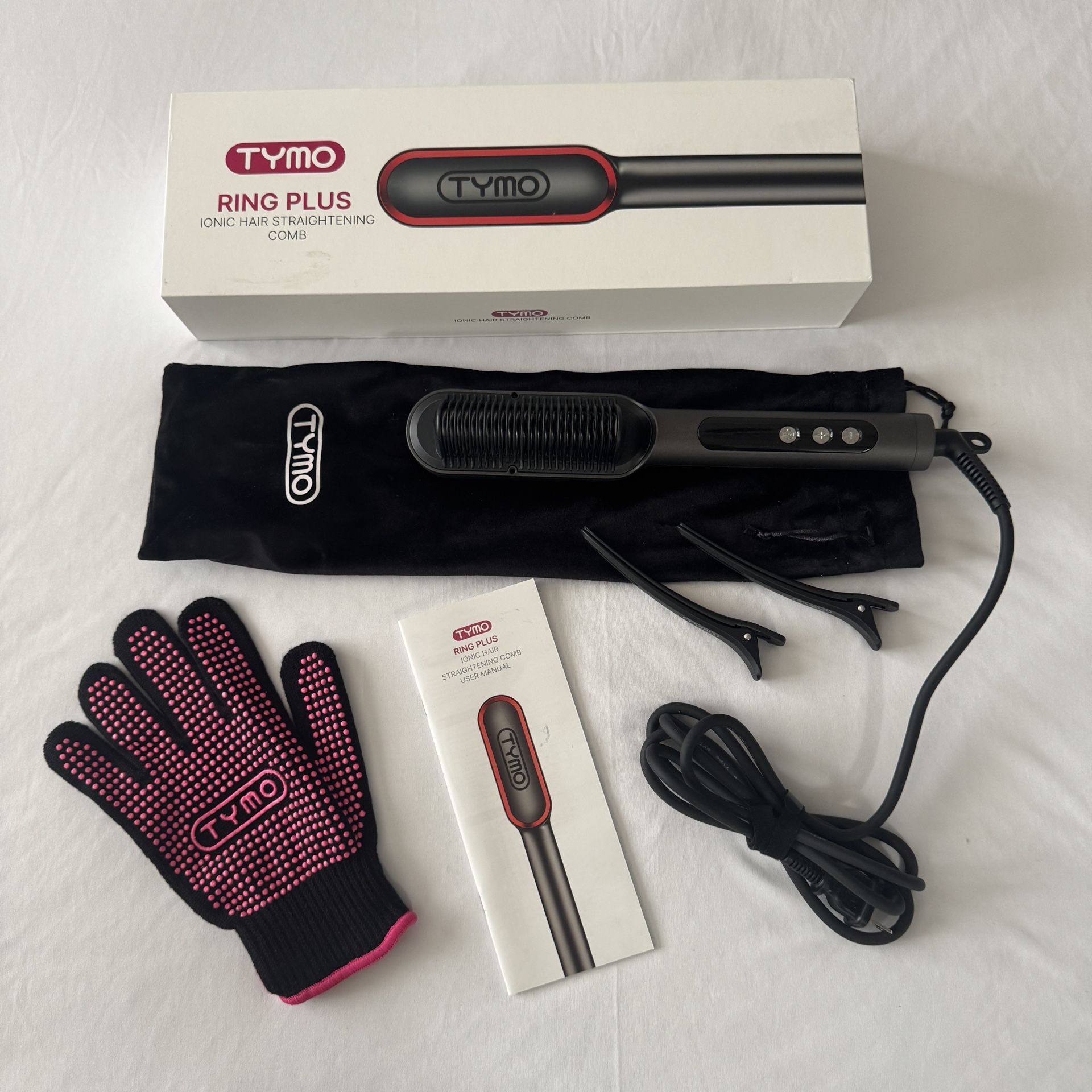 TYMO, Ring Plus Iconic Hair, Straightening Comb