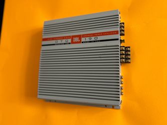 Jbl GTQ 190 4ch amplifier made in usa heavy amp oldschool powet