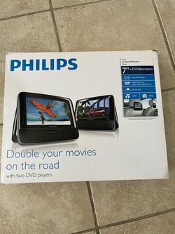 Philips Dual Screen DVD Player for Vehicle