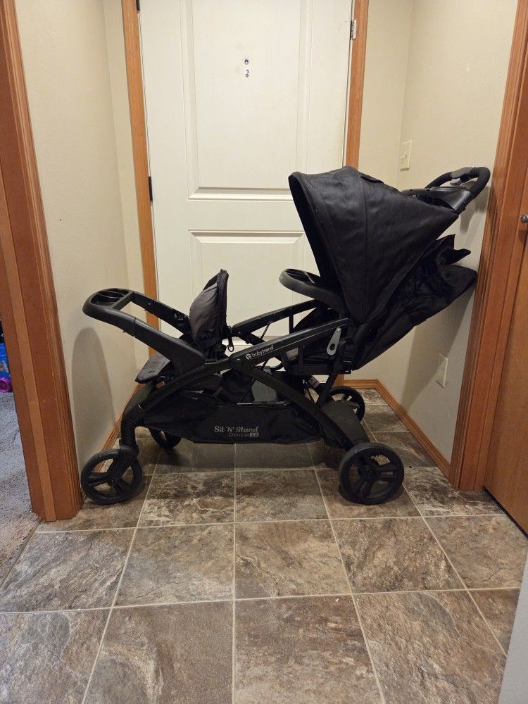 Double Stroller Babytrend Sit N Stand 2.0