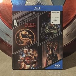4 in 1- Mortal Kombat, MK: Annihilation, MK: Legacy, & Spawn (Bluray)