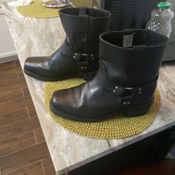 Climate Brand Leather / Biker Boots Size 11.5