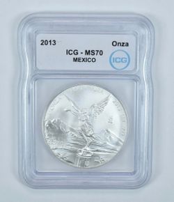 2013 México 1 Oz Libertad  ICG-MS70