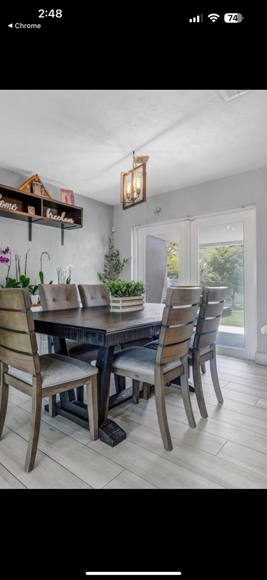 Dining Table With 6 chairs