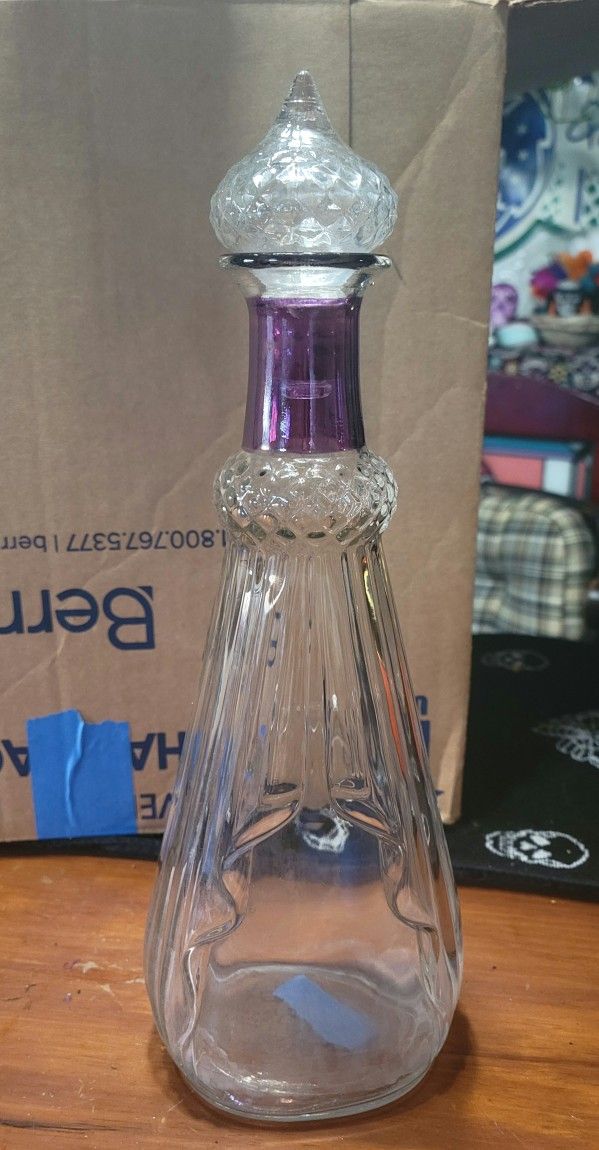 Vintage Jeanie Style Decanter 