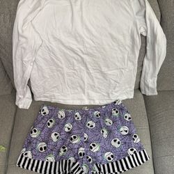 Adult The Nightmare Before Christmas PJ Set Size L Just $5  