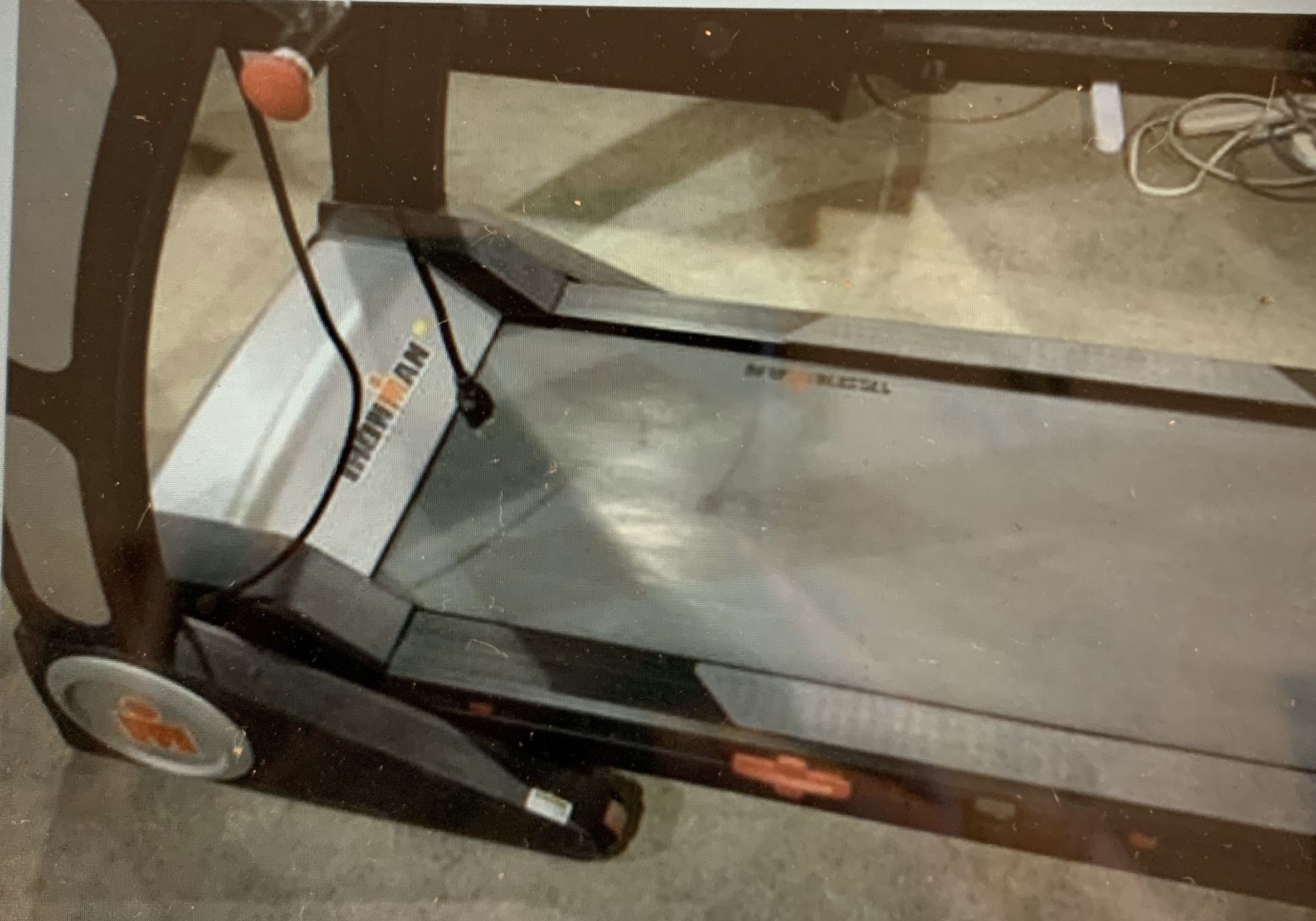 Ironman Envision TV treadmill extra wide and long deck low miles low
