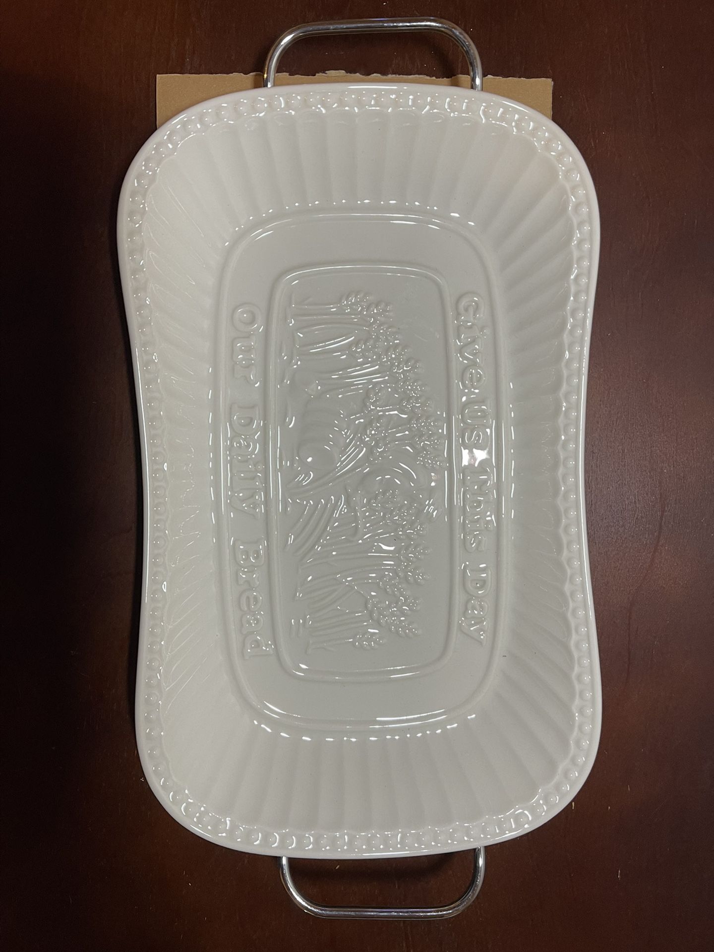 Godinger Porcelain Bread Tray 