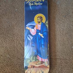 SIREN SKATEBOARDS NICK MERLINO PRO MODEL THE PROPHECY OF JESUS LOGO SKATEBOARD DECK SIZE 8.25