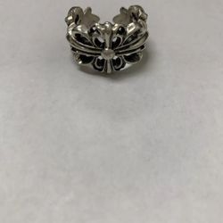 Authentic Chrome Hearts Filigree Cross Ring