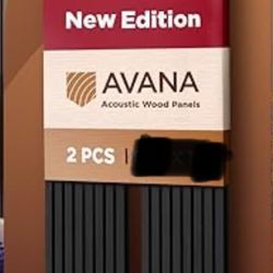 Avana Acoustic Wood Panels 94” x 12” Set Of 2 Brand New