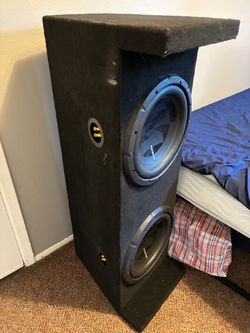 Memphis Audio Subwoofers with enclosure