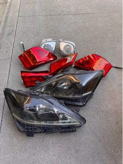 Lexus is (contact info removed) head lights, tail lights, and fog lights