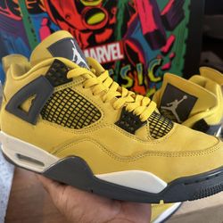 Air Jordan 4 Retro AJ4 // Lightning Yellow - 10M