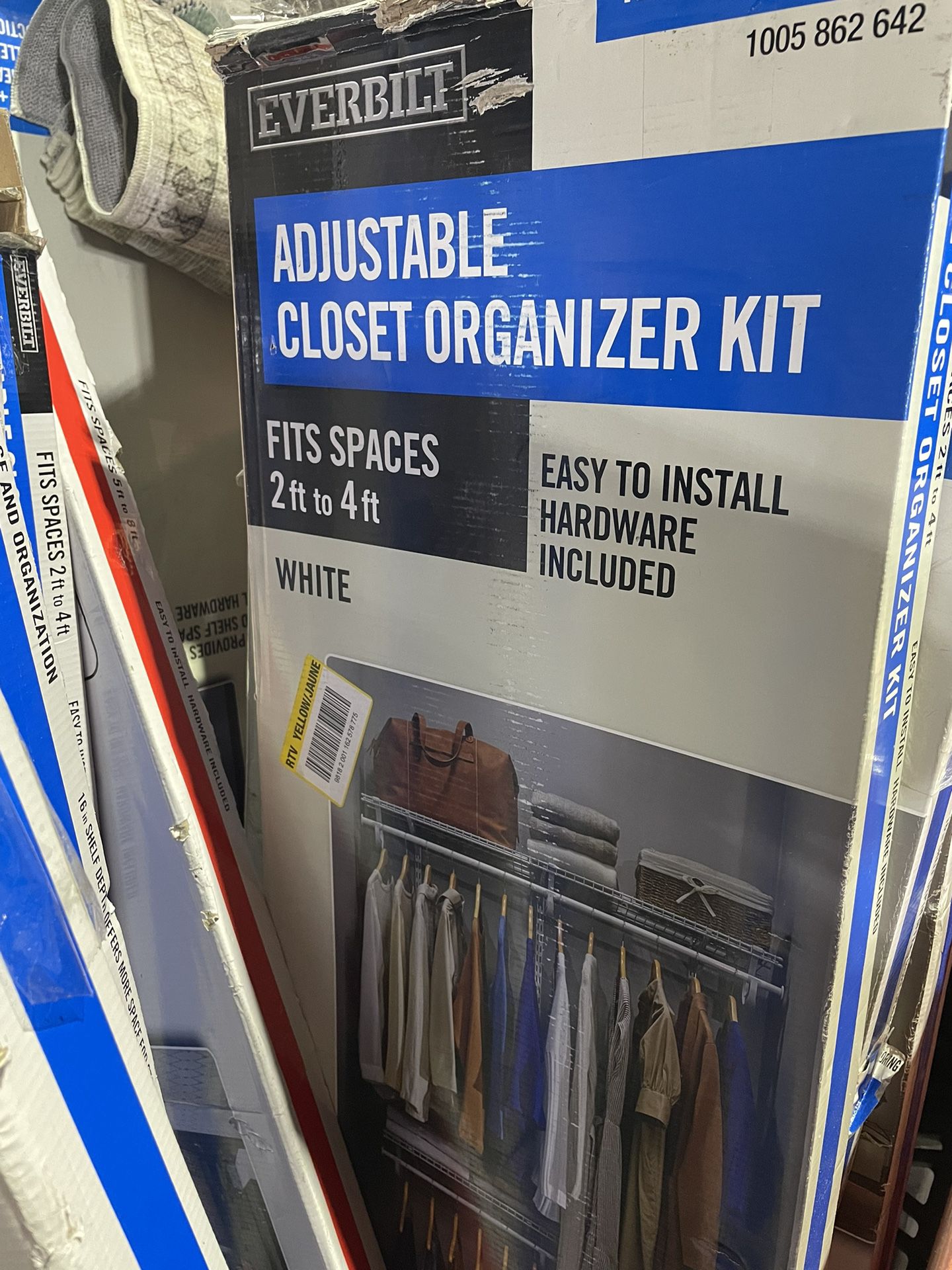 Everbilt Closet Organizer Kit 
