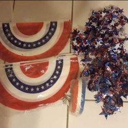 4th of July decorations $5 FIRM for ALL