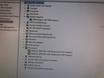 HP pavilion 23-B231 AIO AMD E2-2000 1.75GHz 1TB hard drive 4gb Ram windows 10 pro Full HD 1080p