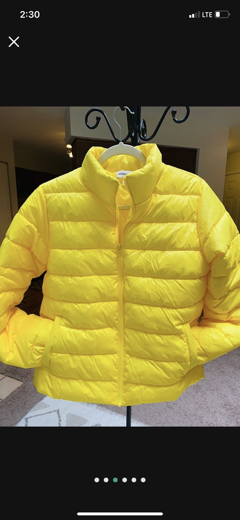 Nordstrom Yellow Parka