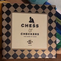 Classic Chess & Checkers Set 
