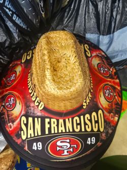 49ers Straw Hats