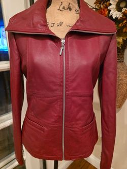 Leather Jacket, Size Medium