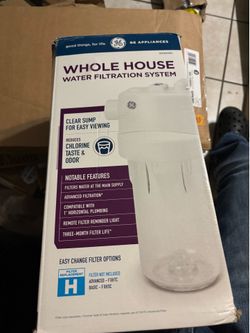 Water filtration