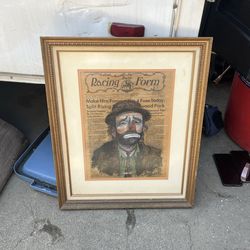 Clown picture frame