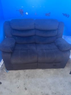 Reclining love seat