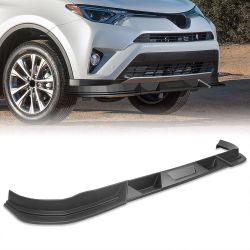 For 2016 2017 2018 Toyota Rav4 Black Front Bumper Lip Body Kit Splitter Spoiler -(2-PU-216
