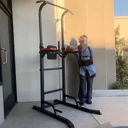 NEW IN BOX Home Gym Pull Up Push Up Dip Stand Strength Weight Training Workout Equipment 400lbs Capacity