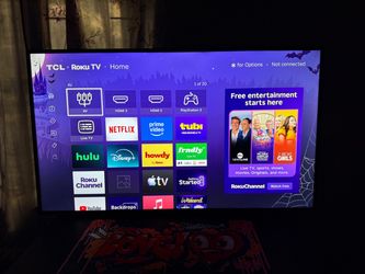 65” TCL ROKU TV