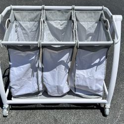 Laundry Hamper Sorter Cart (Seville Classics Brand)