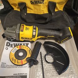 FLEXVOLT 60V MAX Cordless Brushless 4.5-6 in. Small Angle Grinder (Tool Only) and Metal Cutting Wheel