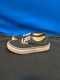 Kids Black Authentic Classic VANS (Size 12.5)