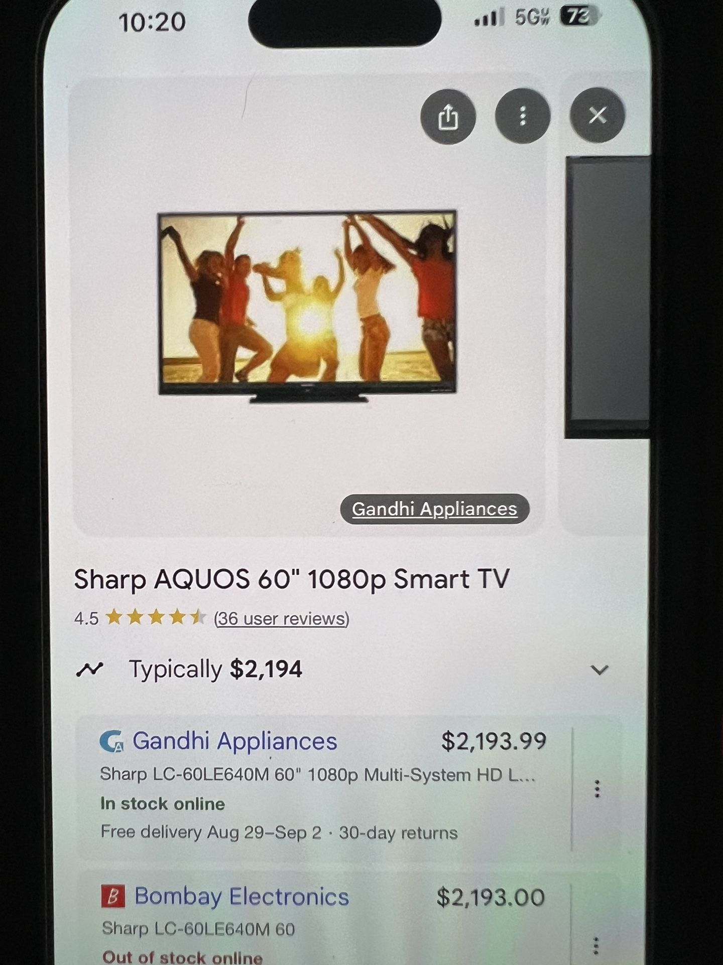 60 In Tv