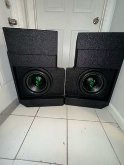 12” subwoofer fox bob fits Silverado crew cab
