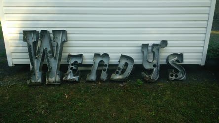 Original Wendy's sign Burlington