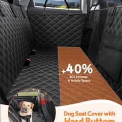 Turosur Dog Car Seat Cover For Back Seat Covers With Hard Bottom..
