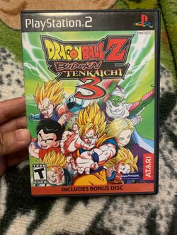 Dragonball Z Budokai Tenkaichi 3 Ps2 CASE AND MANUAL ONLY