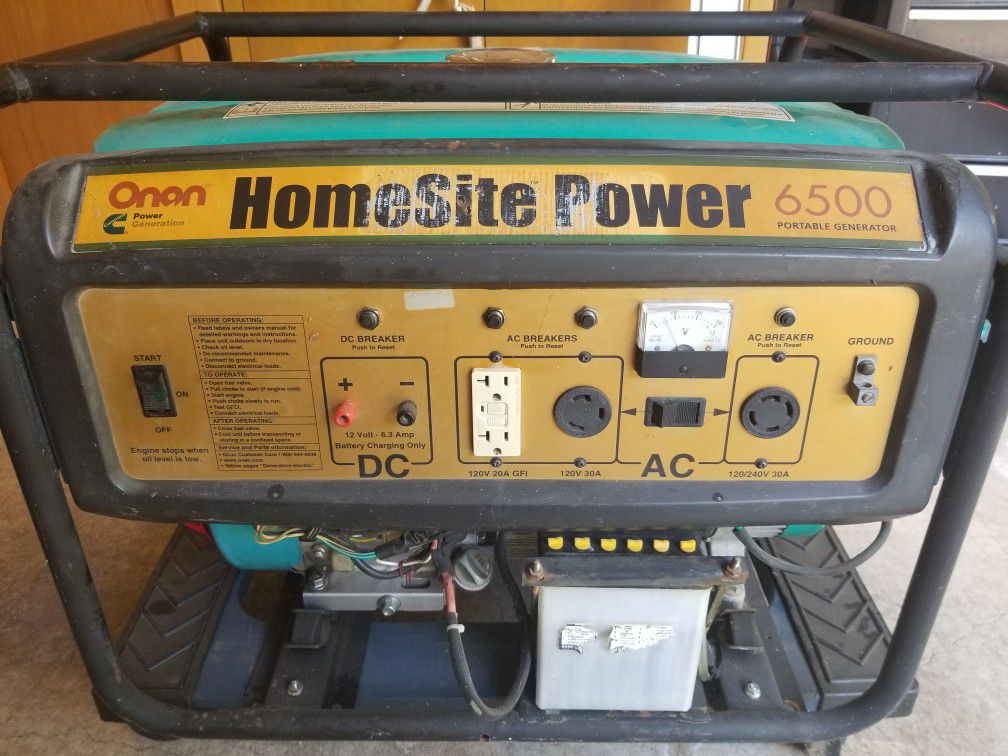 Onan Generator 6500