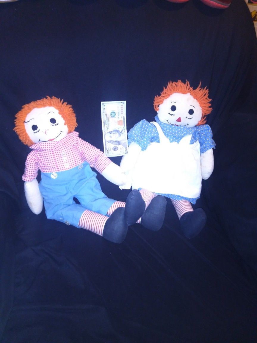 Vintage "Raggedy Ann And Andy"...