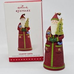 New Hallmark Keepsake Ornament Country Santa CLAUS 2015 Christmas Tree Wishes
Brand new in box
Country Santa
Artist - Ruth Donikowski

Handcrafted in 