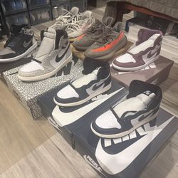 Jordan 1 Highs And Yeezy 350s (CHECK DESCRIPTION )