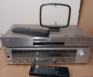 Onkyo TX-11 RECEIVER + Sony CD/SACD Player +remotes