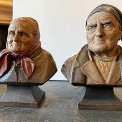 Vintage Swiss Wood Sculptures🎃
